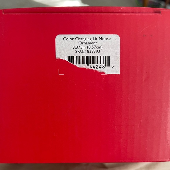 NWT Color changing moose ornament - Picture 8 of 8